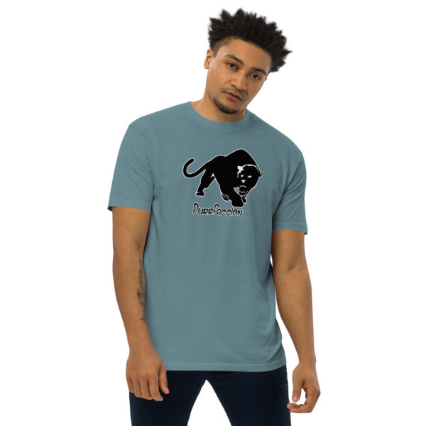 Purrfeccion Blk Pantha Men’s Premium Heavyweight Tee