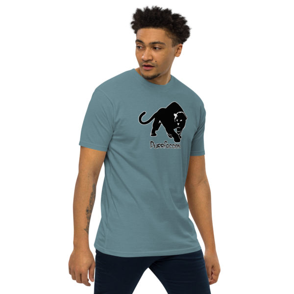 Purrfeccion Blk Pantha Men’s Premium Heavyweight Tee