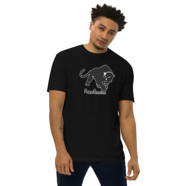 Purrfeccion Blk Pantha Men’s Premium Heavyweight Tee