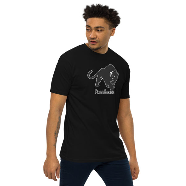 Purrfeccion Blk Pantha Men’s Premium Heavyweight Tee