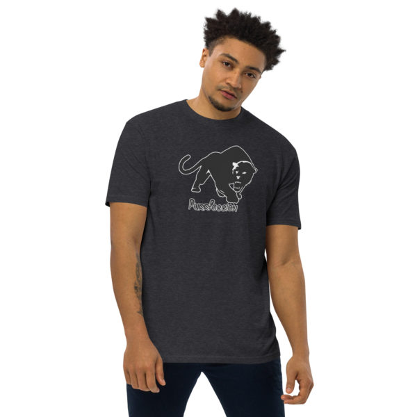 Purrfeccion Blk Pantha Men’s Premium Heavyweight Tee