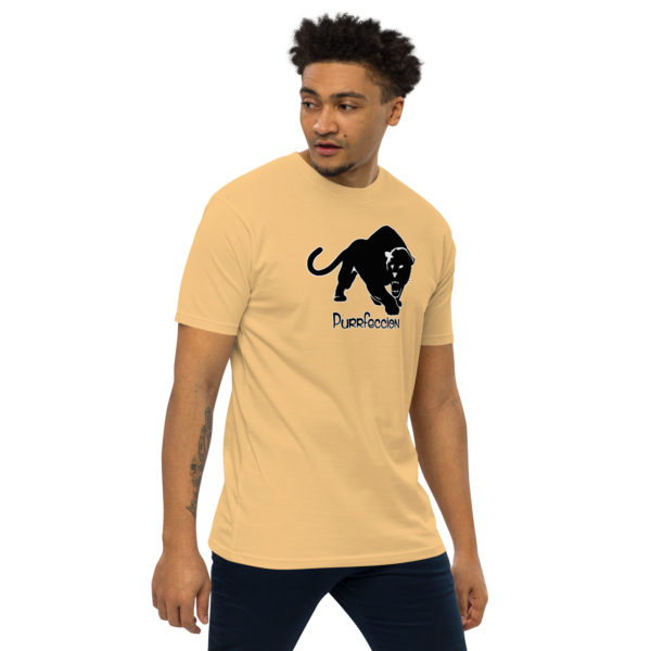 Purrfeccion Blk Pantha Men’s Premium Heavyweight Tee