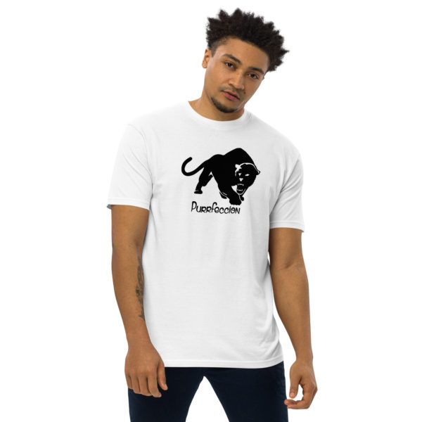 Purrfeccion Blk Pantha Men’s Premium Heavyweight Tee