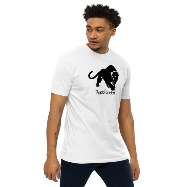 Purrfeccion Blk Pantha Men’s Premium Heavyweight Tee