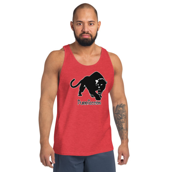 Purrfeccion Blk Pantha Men’s Tank Top