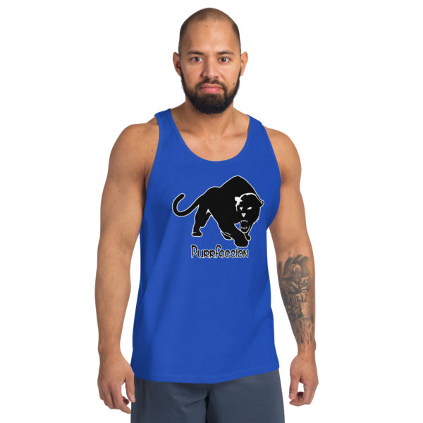 Purrfeccion Blk Pantha Men’s Tank Top