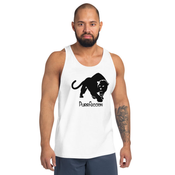 Purrfeccion Blk Pantha Men’s Tank Top