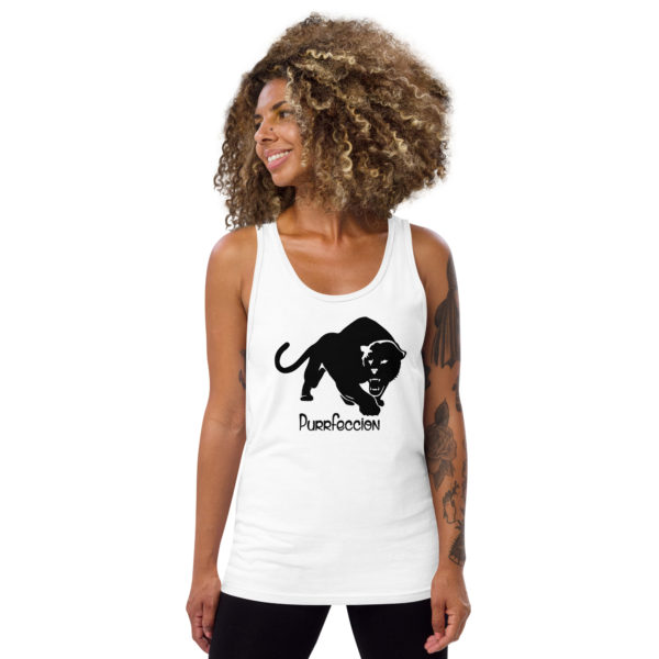 Purrfeccion Blk Pantha Women’s Tank Top