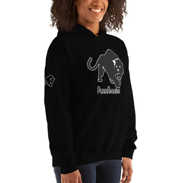 Purrfeccion Blk Pantha Heavy Blend Women’s Hoodie