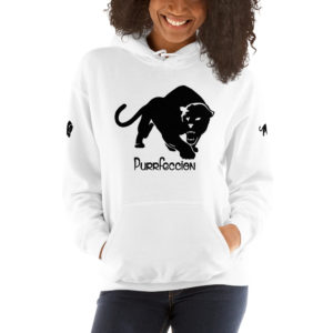 Purrfeccion Blk Pantha Heavy Blend Women’s Hoodie