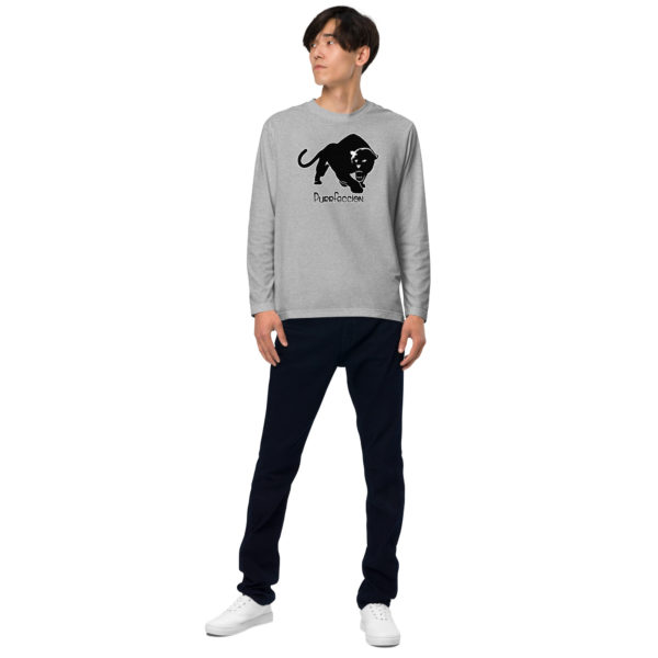 Purrfeccion Blk Pantha Men’s Long Sleeve T-Shirt