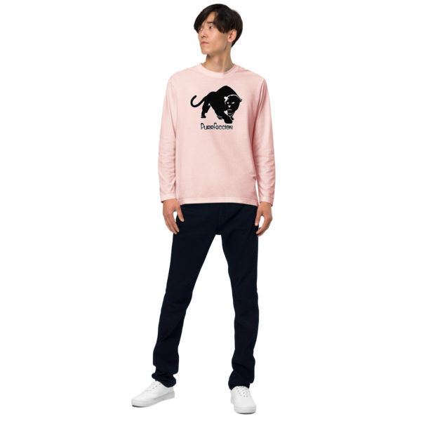 Purrfeccion Blk Pantha Men’s Long Sleeve T-Shirt