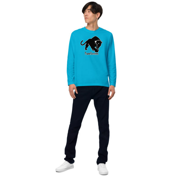 Purrfeccion Blk Pantha Men’s Long Sleeve T-Shirt