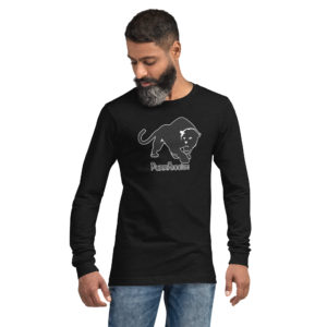 Purrfeccion Blk Pantha Men’s  Long Sleeve Tee