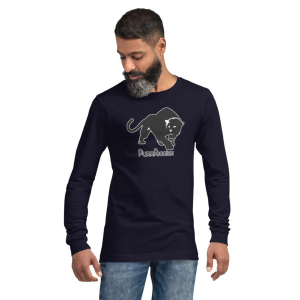 Purrfeccion Blk Pantha Men’s  Long Sleeve Tee