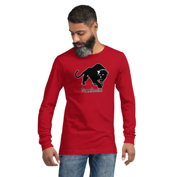 Purrfeccion Blk Pantha Men’s  Long Sleeve Tee