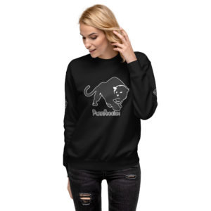 Purrfeccion Blk Pantha Women’s Premium Sweatshirt