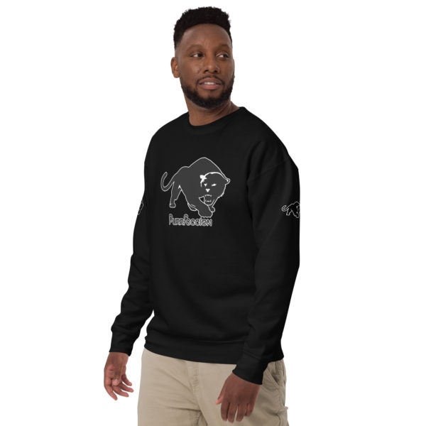 Purrfeccion Blk Pantha Men’s Premium Sweatshirt