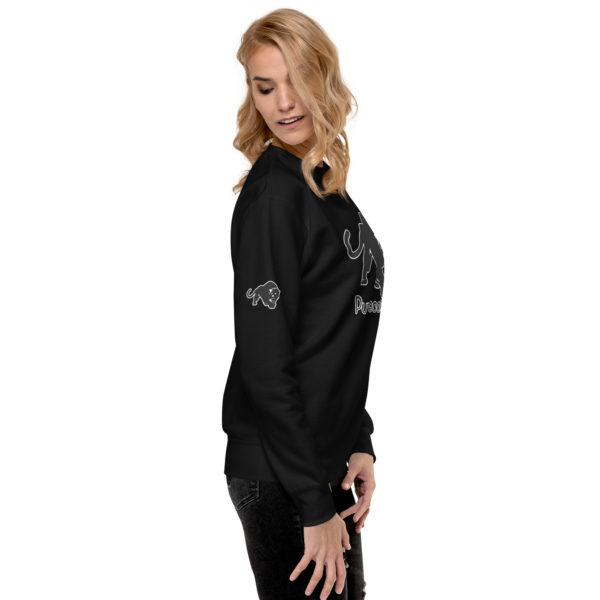 Purrfeccion Blk Pantha Women’s Premium Sweatshirt