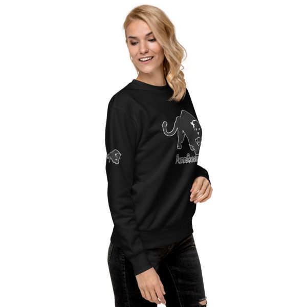 Purrfeccion Blk Pantha Women’s Premium Sweatshirt