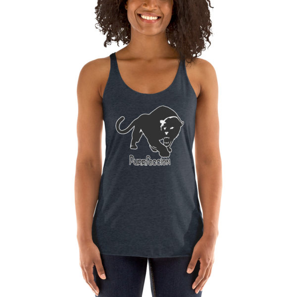 Purrfeccion Blk Pantha Women’s Racerback Tank