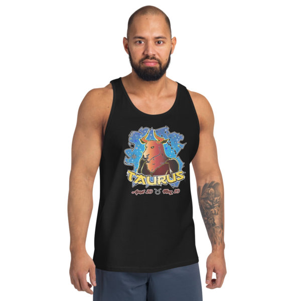 Taurus Zodiac Men’s Tank Top