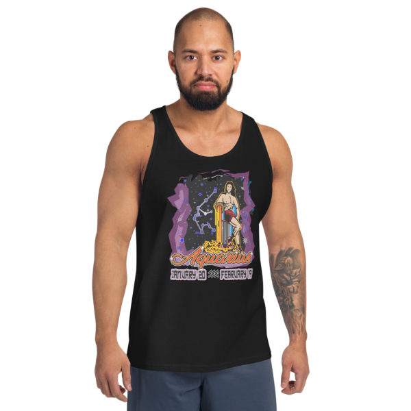 Aquarius Zodiac Men’s Tank Top