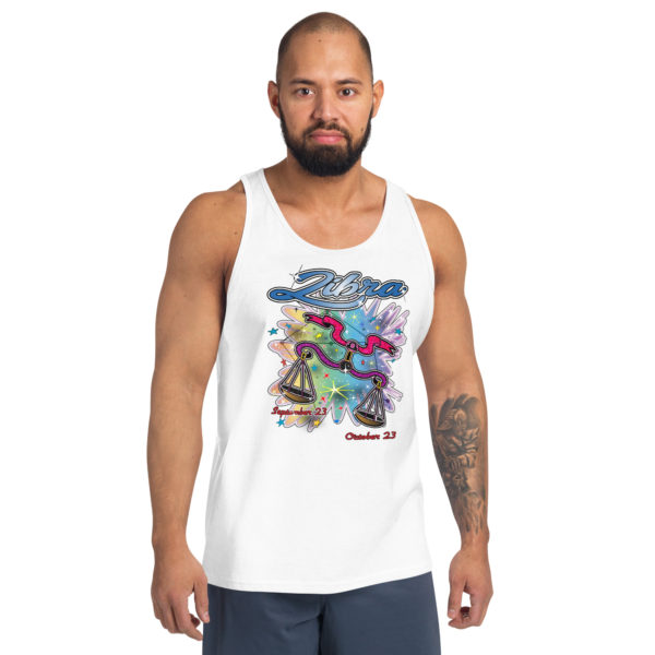 Libra Zodiac Men’s Tank Top