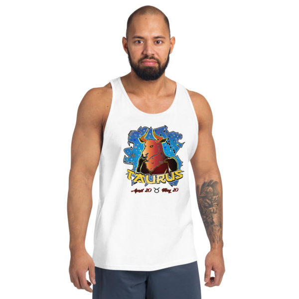 Taurus Zodiac Men’s Tank Top