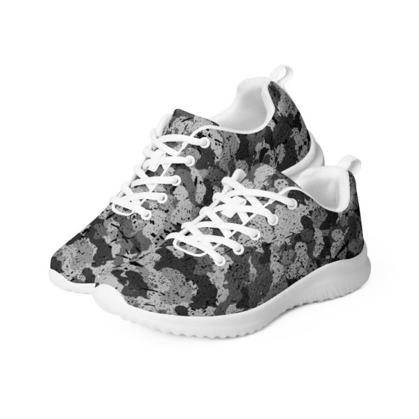 Afro Camo Black Women’s Athletic Shoes