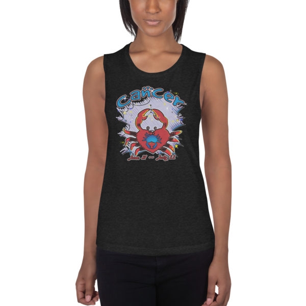 Cancer Zodiac Ladies’ Muscle Tank