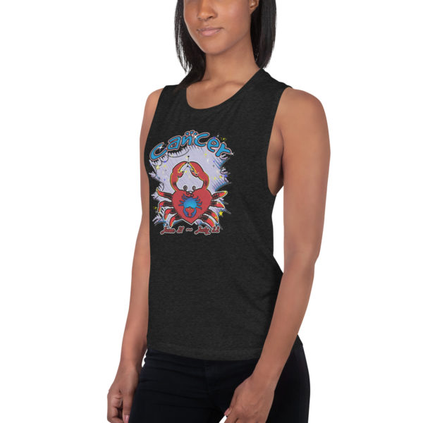 Cancer Zodiac Ladies’ Muscle Tank