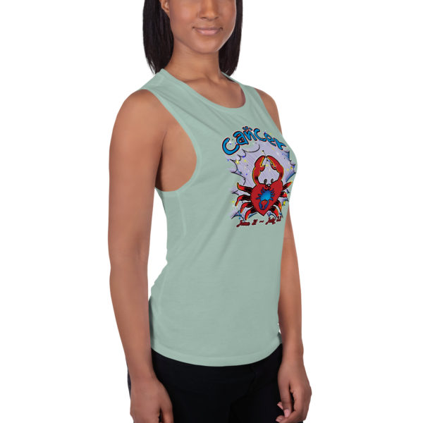 Cancer Zodiac Ladies’ Muscle Tank