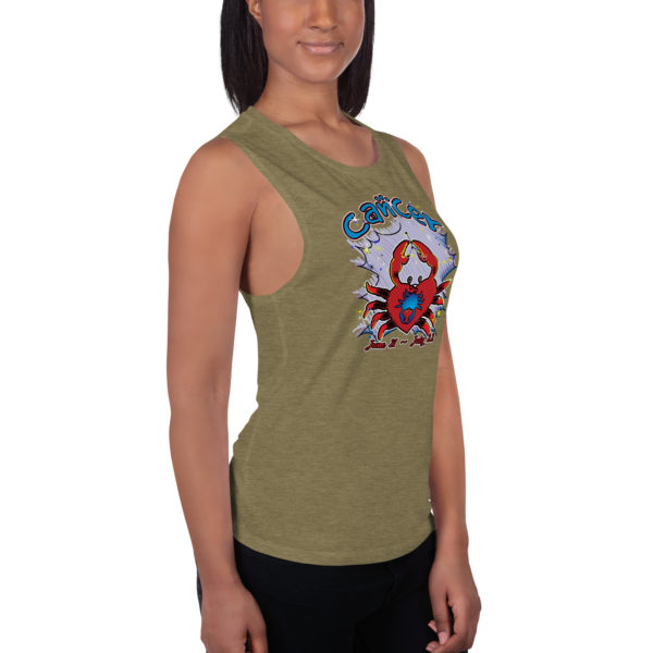 Cancer Zodiac Ladies’ Muscle Tank