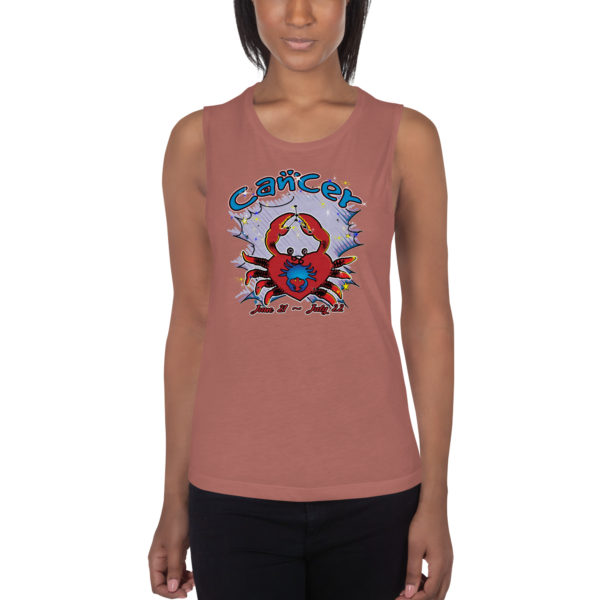 Cancer Zodiac Ladies’ Muscle Tank