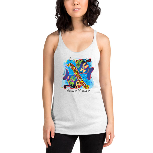 Pisces Zodiac Women’s Racerback Tank Top