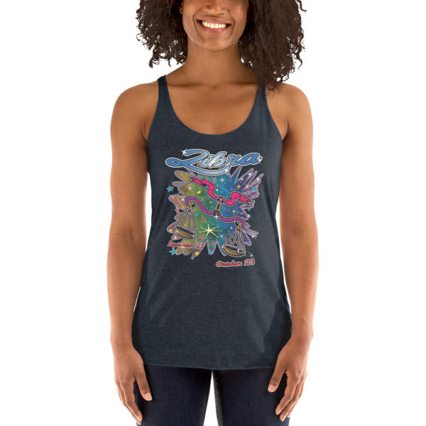 Libra Zodiac Women’s Racerback Tank Top