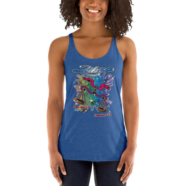 Libra Zodiac Women’s Racerback Tank Top