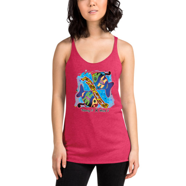 Pisces Zodiac Women’s Racerback Tank Top