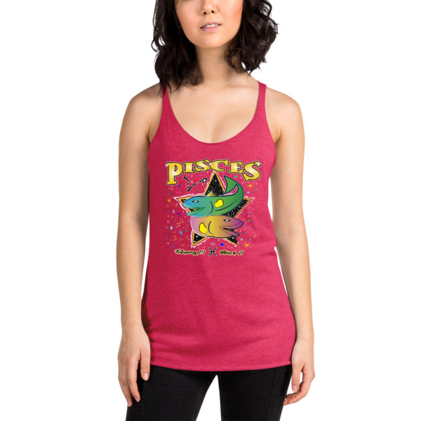 Pisces Zodiac Women’s Racerback Tank