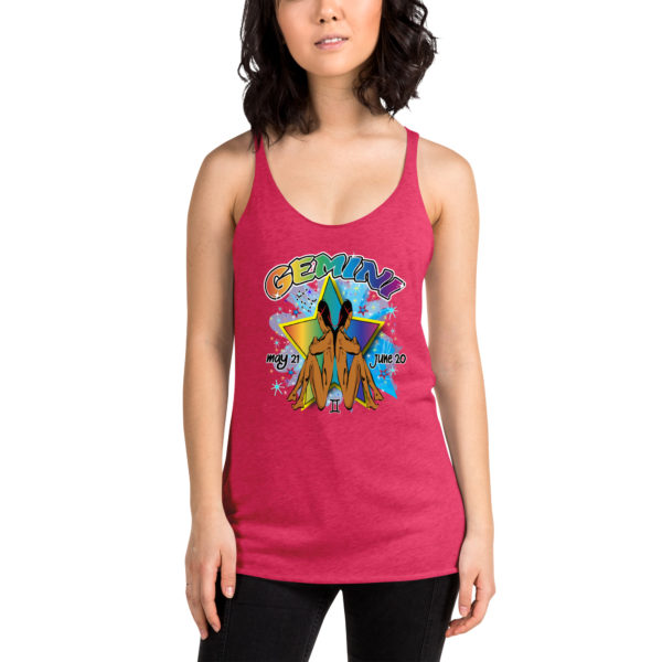 Gemini Zodiac Women’s Racerback Tank