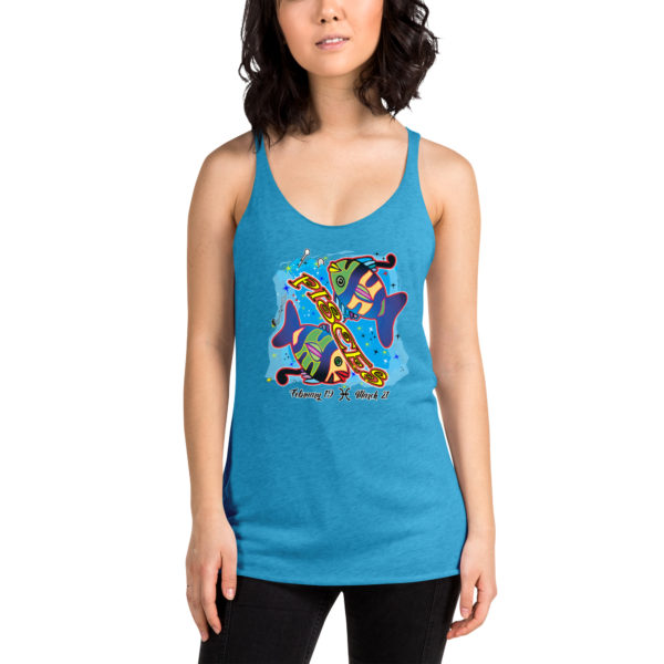 Pisces Zodiac Women’s Racerback Tank Top