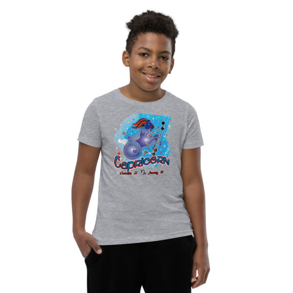 Capricorn Zodiac Youth Short Sleeve T-Shirt