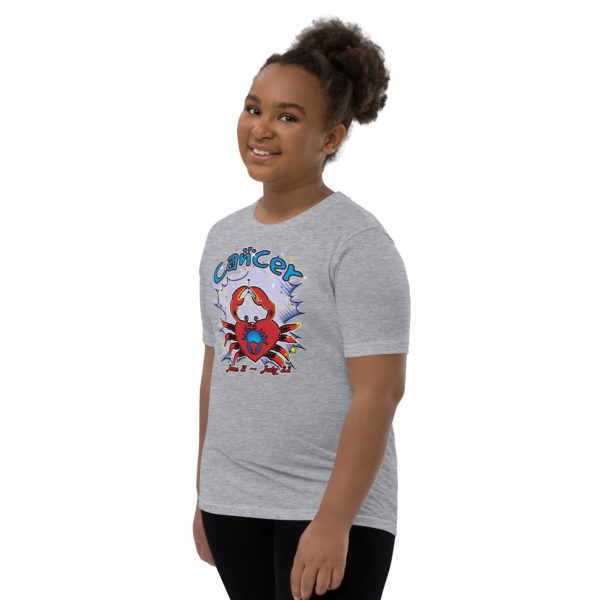 Cancer Zodiac Youth Short Sleeve T-Shirt