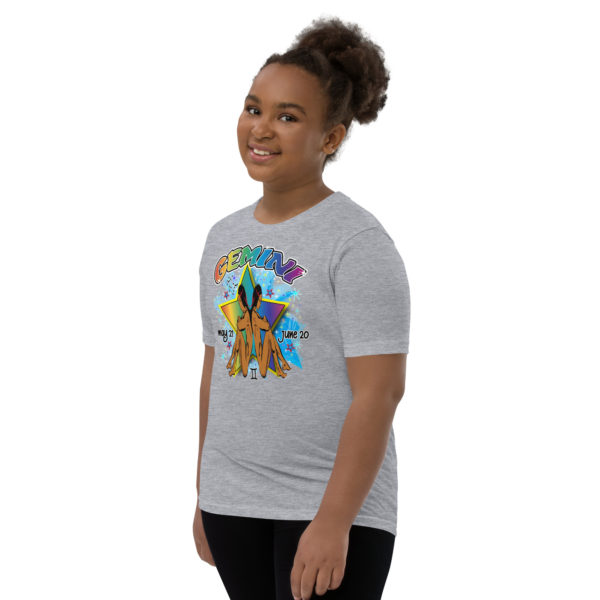 Gemini Zodiac Youth Short Sleeve T-Shirt