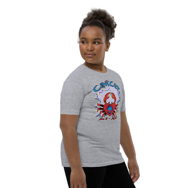 Cancer Zodiac Youth Short Sleeve T-Shirt