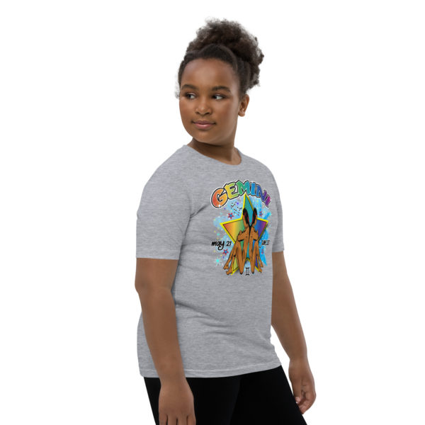 Gemini Zodiac Youth Short Sleeve T-Shirt