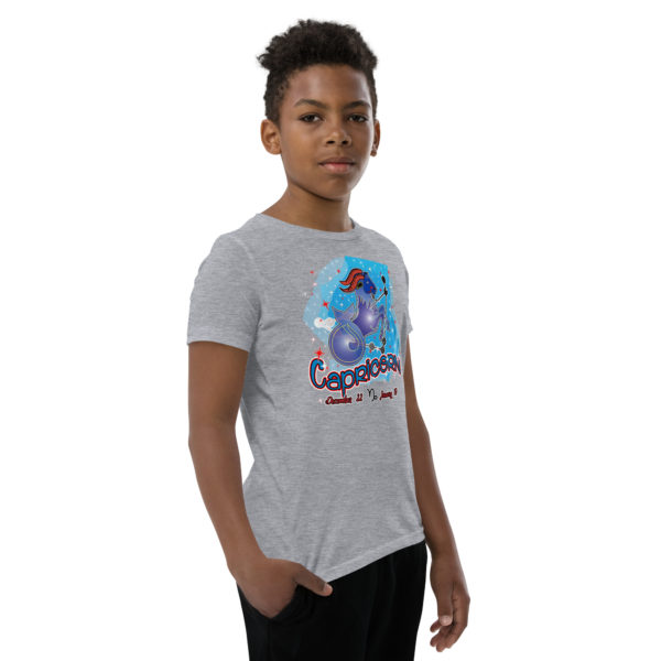 Capricorn Zodiac Youth Short Sleeve T-Shirt