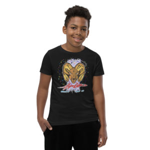 Aries Zodiac Youth Short Sleeve T-Shirt