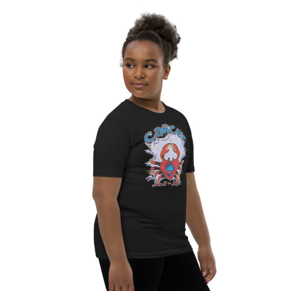 Cancer Zodiac Youth Short Sleeve T-Shirt